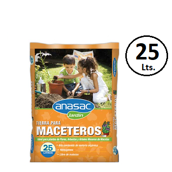 Tierra para Maceteros ANASAC 25 Lts.